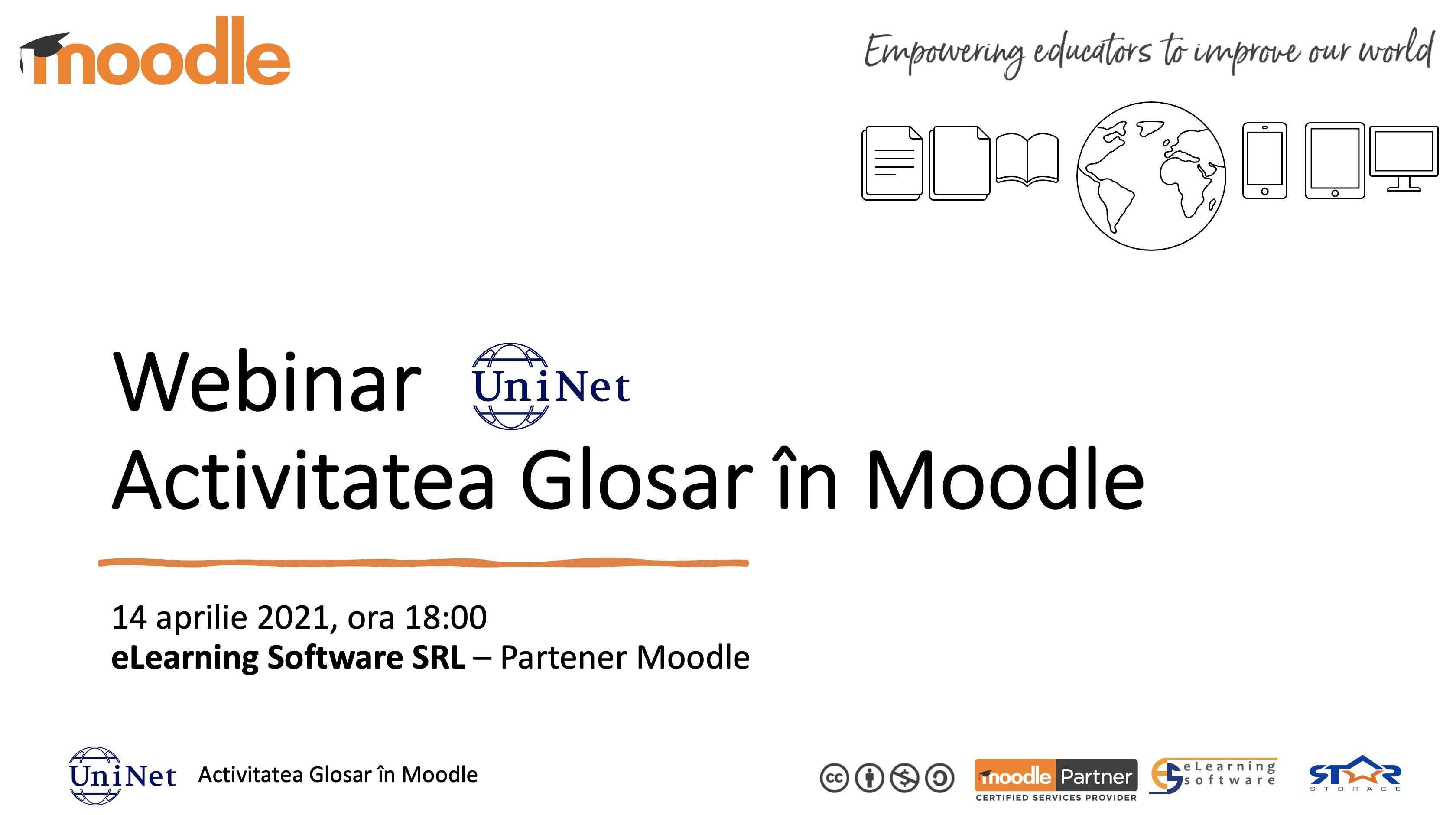 Webinar. Activitatea Glosar în Moodle