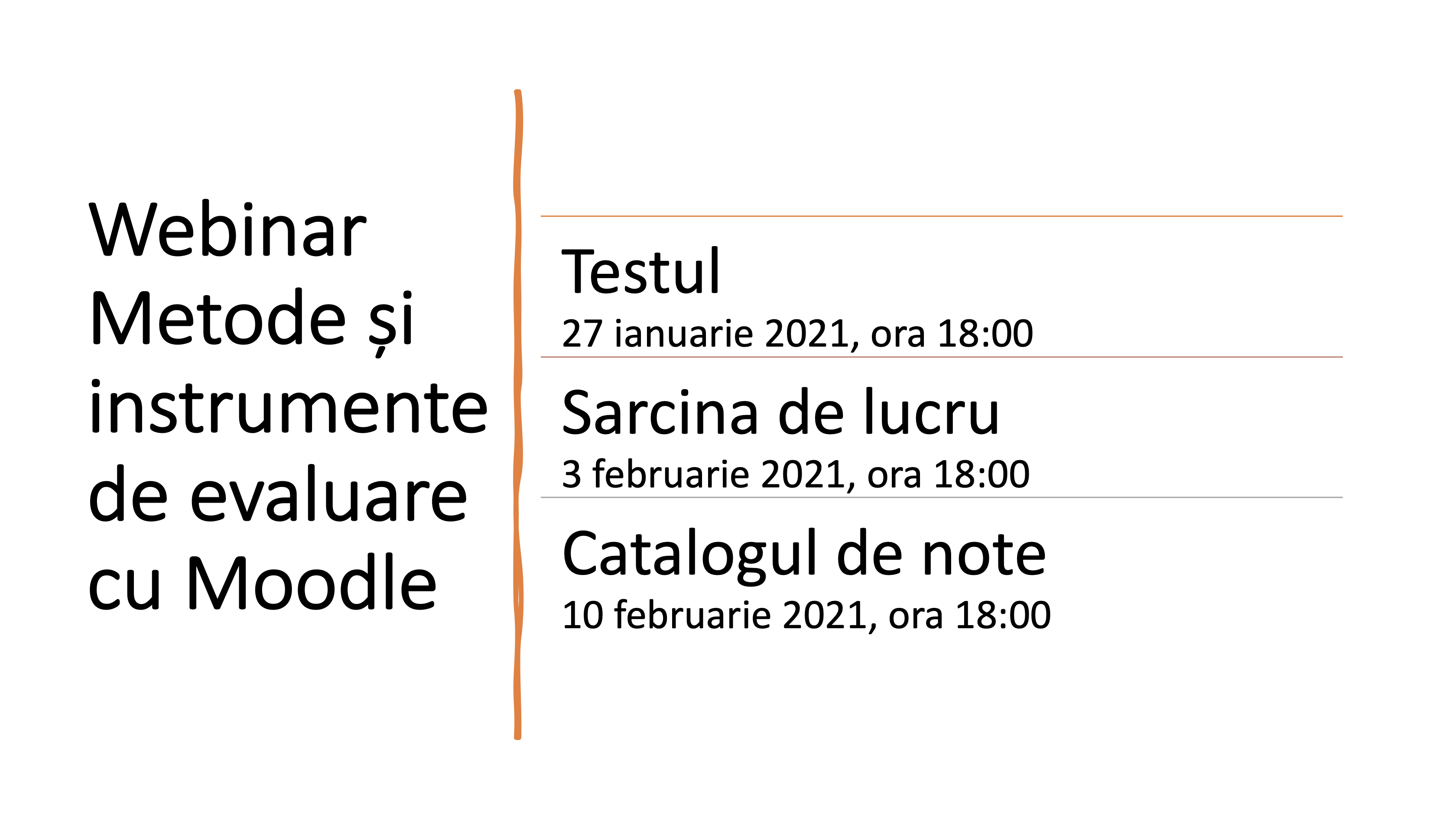 Webinar. Metode și instrumente de evaluare cu Moodle